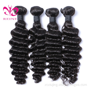 Cuticle Aligned Hair 10A Raw  Hair Bundle,Unprocessed Wholesale Indian Remy Deep wave